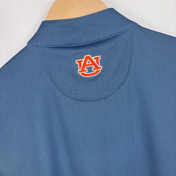 Horn Legend Other - Auburn Tigers Horn Legend Bamboo Full Zip Performance Vest Mens L Blue Golf NEW
